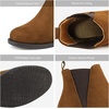 image:imageDREAM PAIRS Womens Ankle Boots Chunky Low Heel Chelsea Booties Slip On Elastic Fall Short BootsCamel