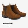 image:imageDREAM PAIRS Womens Ankle Boots Chunky Low Heel Chelsea Booties Slip On Elastic Fall Short BootsCamel