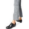 image:imageDREAM PAIRS Womens Ankle Boots Fall Boots Leather Thick Heel Side Zip Women Low Chunky Heeled BootiesBlackpu