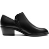 image:imageDREAM PAIRS Womens Ankle Boots Fall Boots Leather Thick Heel Side Zip Women Low Chunky Heeled BootiesBlackpu