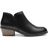 image:imageDREAM PAIRS Womens Ankle Boots Low Chunky Heel Comfortable Short Fall Booties ShoesBlackpu