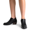 image:imageDREAM PAIRS Womens Ankle Boots Low Chunky Heel Comfortable Short Fall Booties ShoesBlackpu