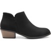 image:imageDREAM PAIRS Womens Ankle Boots Low Chunky Heel Comfortable Short Fall Booties ShoesBlacksuede