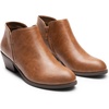 image:imageDREAM PAIRS Womens Ankle Boots Low Chunky Heel Comfortable Short Fall Booties ShoesBrownpu