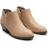 image:imageDREAM PAIRS Womens Ankle Boots Low Chunky Heel Comfortable Short Fall Booties ShoesNudesuede
