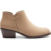 image:imageDREAM PAIRS Womens Ankle Boots Low Chunky Heel Comfortable Short Fall Booties ShoesNudesuede