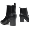 image:imageDREAM PAIRS Womens Ankle Boots Pointed Toe Chunky Block Heel Ankle Bootie Fall Short Booties ShoesBlackpu