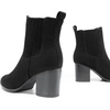 image:imageDREAM PAIRS Womens Ankle Boots Pointed Toe Chunky Block Heel Ankle Bootie Fall Short Booties ShoesBlacksuede