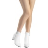 image:imageDREAM PAIRS Womens Chunky Heel Ankle Booties Pointed Toe Short BootsWhitePu3