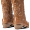 image:imageDREAM PAIRS Womens Cowboy Boots Mid Calf Cowgirl Boots Embroidery Stitched Western BootsTan