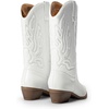 image:imageDREAM PAIRS Womens Cowboy Boots Mid Calf Cowgirl Boots Embroidery Stitched Western BootsWhitepu