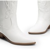 image:imageDREAM PAIRS Womens Cowboy Boots Mid Calf Cowgirl Boots Embroidery Stitched Western BootsWhitepu