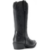 image:imageDREAM PAIRS Womens Cowboy Boots Mid Calf Cowgirl Boots Square Toe Chunky Heel Embroidery Stitched Western BootsAll Black