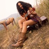 image:imageDREAM PAIRS Womens Cowboy Boots Mid Calf Cowgirl Boots Square Toe Chunky Heel Embroidery Stitched Western BootsTan