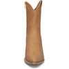 image:imageDREAM PAIRS Womens Cowboy Boots Pointed Toe Chunky Heel Zipper PullOn Stitched Western Ankle BootsKhakipu