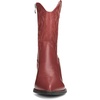 image:imageDREAM PAIRS Womens Cowboy Boots Pointed Toe Chunky Heel Zipper PullOn Stitched Western Ankle BootsRed