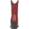 image:imageDREAM PAIRS Womens Cowboy Boots Pointed Toe Chunky Heel Zipper PullOn Stitched Western Ankle BootsRed