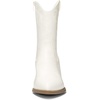 image:imageDREAM PAIRS Womens Cowboy Boots Pointed Toe Chunky Heel Zipper PullOn Stitched Western Ankle BootsWhite