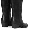 image:imageDREAM PAIRS Womens Cowboy Cowgirl Boots Embroidered Pointed Toe Low Heel Western Mid Calf Boot for Theme Party Country ConcertAll Black
