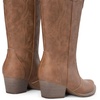 image:imageDREAM PAIRS Womens Cowboy Cowgirl Boots Embroidered Pointed Toe Low Heel Western Mid Calf Boot for Theme Party Country ConcertAll Brown