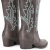 image:imageDREAM PAIRS Womens Cowboy Cowgirl Boots Embroidered Pointed Toe Low Heel Western Mid Calf Boot for Theme Party Country ConcertDark Brown