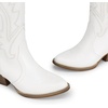 image:imageDREAM PAIRS Womens Cowboy Cowgirl Boots Embroidered Pointed Toe Low Heel Western Mid Calf Boot for Theme Party Country ConcertWhite