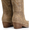 image:imageDREAM PAIRS Womens Embroidered Western PullOn KneeHigh Cowboy BootsTan