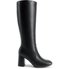 image:imageDREAM PAIRS Womens Gogo Boots Square Toe Side Zipper Chunky Heel Knee High Boots For WomenBlack