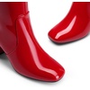 image:imageDREAM PAIRS Womens Gogo Boots Square Toe Side Zipper Chunky Heel Knee High Boots For WomenRed