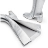image:imageDREAM PAIRS Womens Gogo Boots Square Toe Side Zipper Chunky Heel Knee High Boots For WomenSilver