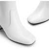 image:imageDREAM PAIRS Womens Gogo Boots Square Toe Side Zipper Chunky Heel Knee High Boots For WomenWhite