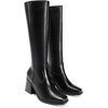 image:imageDREAM PAIRS Womens Knee High Boots Chunky Heel Square Toe Tall Boot for Women with Side ZipperBlack