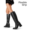 image:imageDREAM PAIRS Womens Knee High Boots Chunky Heel Square Toe Tall Boot for Women with Side ZipperBlack