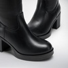 image:imageDREAM PAIRS Womens Knee High Boots Chunky Platform Heel Round Toe Boots for Women Side Zipper Stylish Comfortable Tall BootsBlack