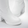 image:imageDREAM PAIRS Womens Knee High Boots Chunky Platform Heel Round Toe Boots for Women Side Zipper Stylish Comfortable Tall BootsWhite