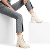 image:imageDREAM PAIRS Womens Lace Up Combat Ankle Boots Fashion Low Chunky Heel Lug Sole Fall Heeled Booties ShoesBeige
