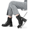 image:imageDREAM PAIRS Womens Lace Up Combat Ankle Boots Fashion Low Chunky Heel Lug Sole Fall Heeled Booties ShoesBlack