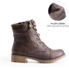 image:imageDREAM PAIRS Womens Lace Up Combat boots Ankle BootiesBrown