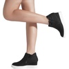 image:imageDREAM PAIRS Womens Platform Wedge Sneakers Ankle BootiesBlack