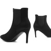 image:imageDREAM PAIRS Womens Pointed Toe Stiletto High Heel Ankle BootiesKizzy1 BlackSuede