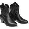 image:imageDREAM PAIRS Womens Western Cowboy Cowgirl Embroidered Ankle Boots Fashion Low chunky Heel Round Toe Fall Short Booties ShoesBlack