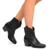 image:imageDREAM PAIRS Womens Western Cowboy Cowgirl Embroidered Ankle Boots Fashion Low chunky Heel Round Toe Fall Short Booties ShoesBlack