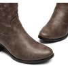 image:imageDREAM PAIRS Womens Western Cowboy Cowgirl Embroidered Ankle Boots Fashion Low chunky Heel Round Toe Fall Short Booties ShoesBrown