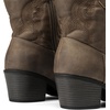image:imageDREAM PAIRS Womens Western Cowboy Cowgirl Embroidered Ankle Boots Fashion Low chunky Heel Round Toe Fall Short Booties ShoesCamel