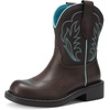 image:imageDREAM PAIRS Cowboy Cowgirl Boots for Women Round Toe Embroidered Mid Calf Western Boots for Work Country Concerts Rodeos Casual OutingsClassic Brown