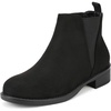 image:imageDREAM PAIRS Womens Ankle Boots Chunky Low Heel Chelsea Booties Slip On Elastic Fall Short BootsBlack