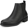 image:imageDREAM PAIRS Womens Ankle Boots Chunky Low Heel Chelsea Booties Slip On Elastic Fall Short BootsBlackPu