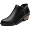 image:imageDREAM PAIRS Womens Ankle Boots Low Chunky Heel Comfortable Short Fall Booties ShoesBlackpu