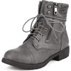 image:imageDREAM PAIRS Womens Lace Up Combat boots Ankle BootiesGrey