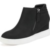 image:imageDREAM PAIRS Womens Platform Wedge Sneakers Ankle BootiesBlack